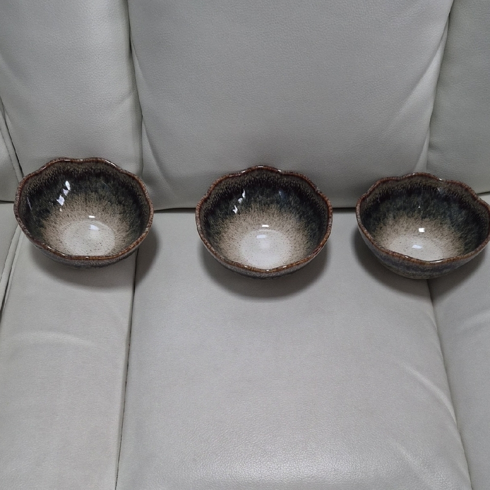 Set of Three Ceramic Bowls